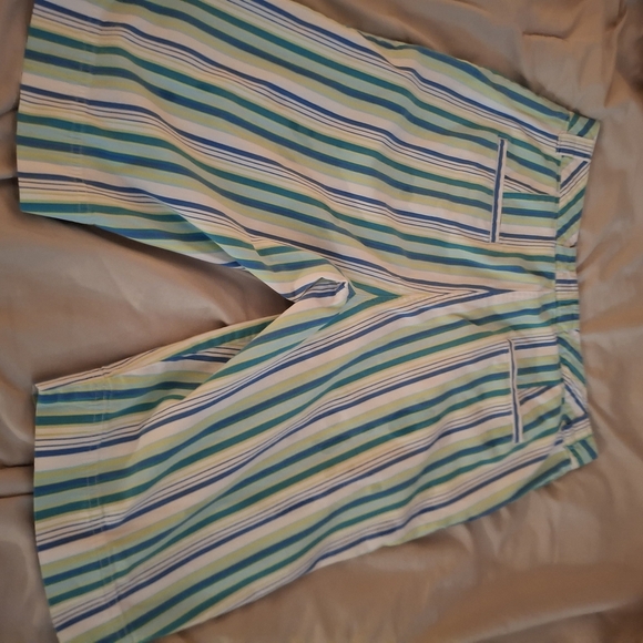 Kim Rogers Women's Multicolor Striped Women's Bermuda Shorts - Picture 8 of 8